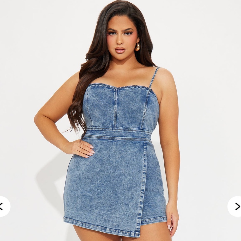 Denim Romper